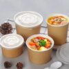 KRAFT PAPER CUP SAUCE+COVER