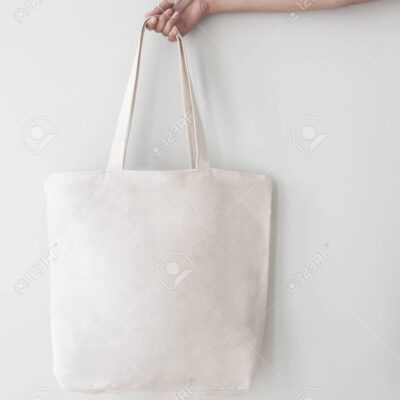 FABRIC TOTE BAG WHITE