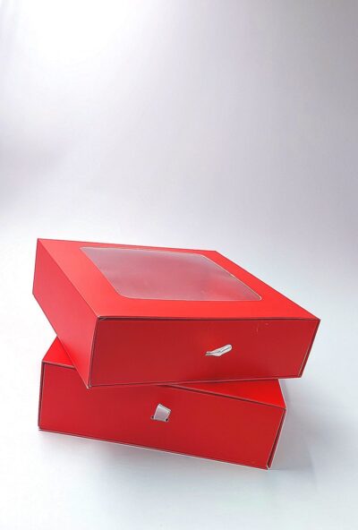 RED DRAWER BOX WITH PVC