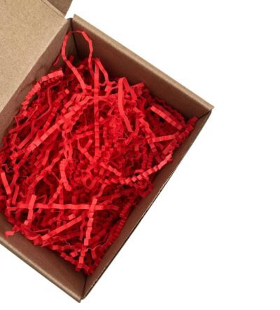 RED SHREDDED PAPER