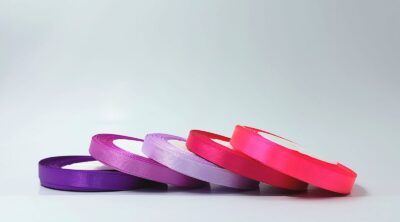 COLORED SATIN RIBBON