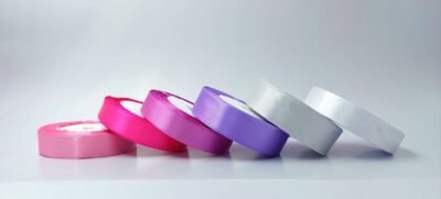 COLORED SATIN RIBBON