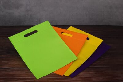 LARGE FABRIC BAG SHARM HANDLE-كيس قماش كبير مسكة شرم