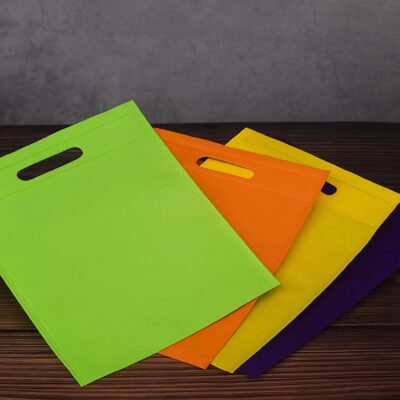 LARGE FABRIC BAG SHARM HANDLE-كيس قماش كبير مسكة شرم