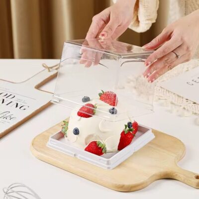 PVC PLASTIC BOX MINI CAKE 14.5*14.5