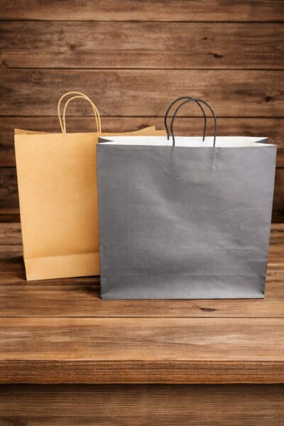 PAPER BAG LARGE 45*49+16 -كيس ورق كبير حبلة ورق