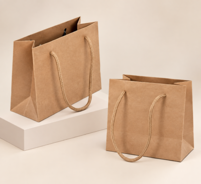 bristol paper bag Bristol paper bag with rope handle