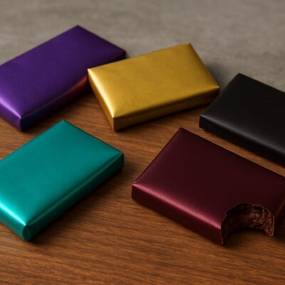 ALUMINIUM FOIL SHEET 50*75 MATTE-ورق شوكولا 50*75م مطفي