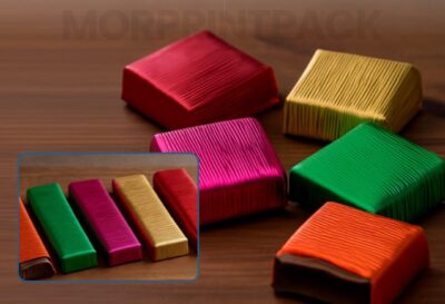 ALUMINIUM FOIL SHEET 50*75 CORRUGATED-ورق شوكولا 50*75 مضلع