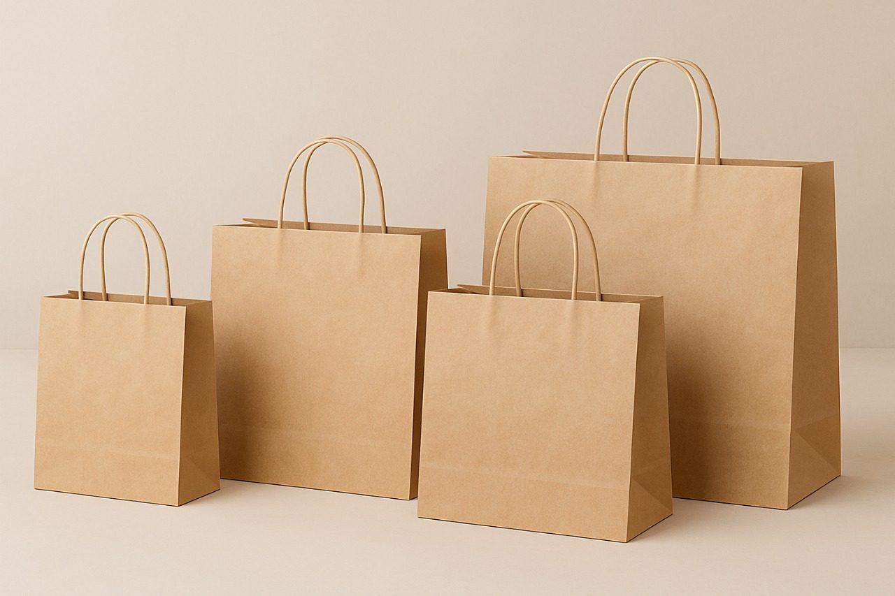 PAPER BAG 30*41+12 KRAFT