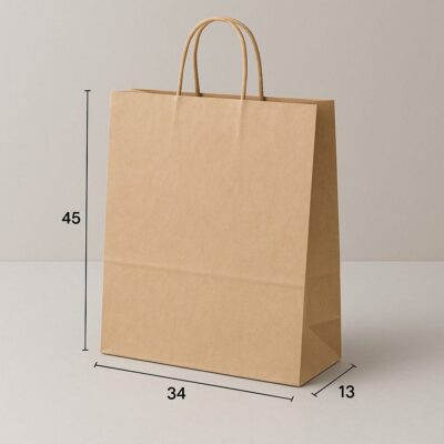 PAPER BAG 34*45+13 KRAFT