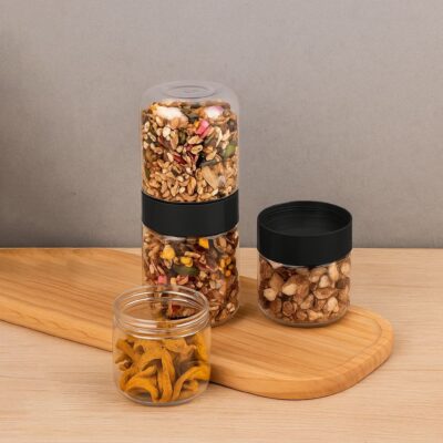 PLEXI JAR WITH 2 FACE-مرطبان بوجهبن