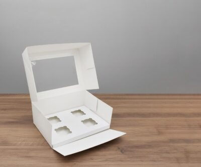CUP CAKE BOX FOR 4-PCS