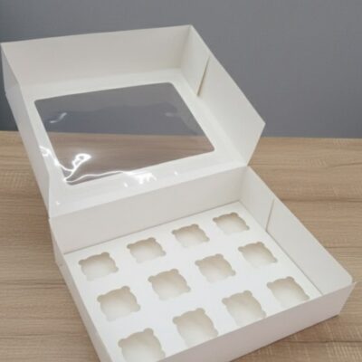 CUP CAKE BOX FOR 12-PCS