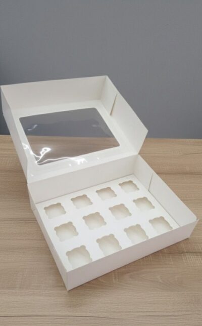 CUP CAKE BOX FOR 12-PCS