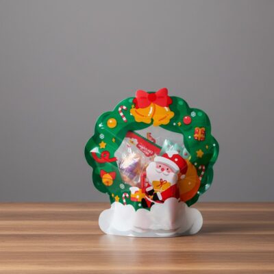 CHRISTMAS ZIPPER BAG'25*25' CIRCLE SHAPE