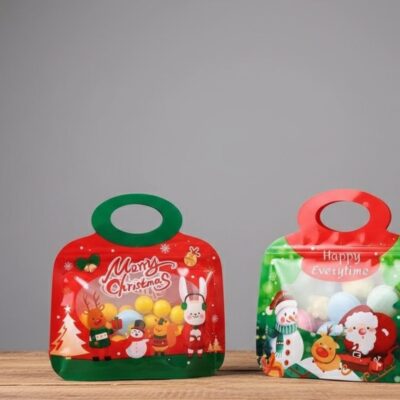 CHRISTMAS ZIPPER BAG '19*13+6' + HANDLE