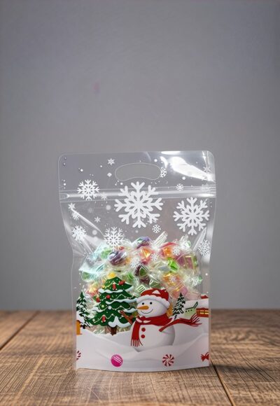 CHRISTMAS ZIPPER BAG 15*17*7