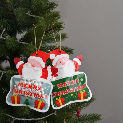 CHRISTMAS ZIPPER BAG SANTA '15*18'