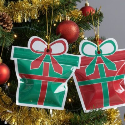 CHRISTMAS GIFT ZIPPER '15*15' GIFT SHAPE