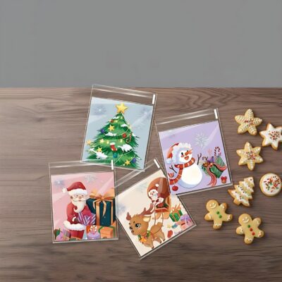 CHRISTMAS CELLOPHANE 10*10 -2