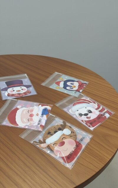 CHRISTMAS CELLOPHANE 10*10 -3