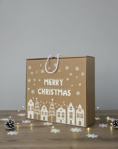 CHRISTMAS CARTON BOX PRINTED -SNOW