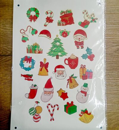 STICKERS A4 MULTIPLE SHAPES