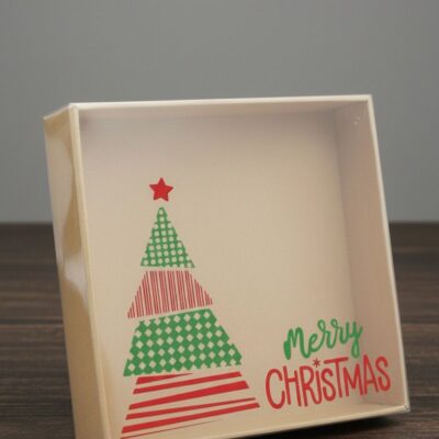 CHRISTMAS PVC BOX ’22*22*5.5′