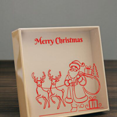 CHRISTMAS PVC BOX ’16*16*5′