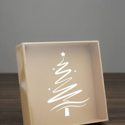 CHRISTMAS PVC BOX ‘8*8*3’