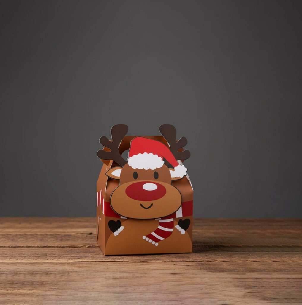 Christmas Box 11.5*12+9 Deer