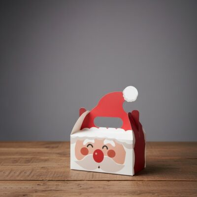 CHRISTMAS BOX SANTA FACE 18.5*19+10