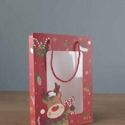 NEW CARTON BAG CHRISTMAS  RED