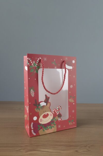 NEW CARTON BAG CHRISTMAS  RED