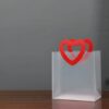 HEART SHAPE HAND BAG SMALL