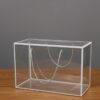 RECTANGLE BOX 20*30+15 TRANSPARENT WHITE