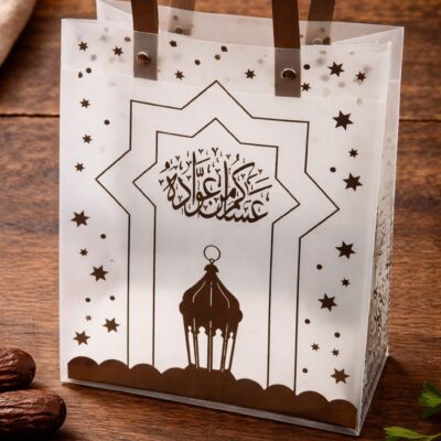 EID TRANSPARENT HAND BAG 20*25+10