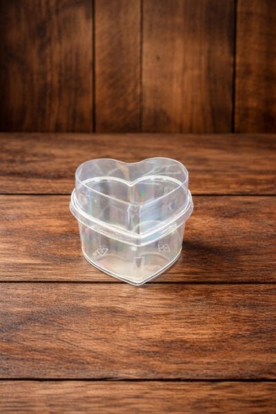 SMALL PLEXI CUP HEART SHAPE 7*5*6