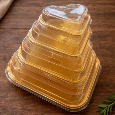 CAKE BOX HEART SHAPE GOLD CAKE BOX HEART SHAPE GOLD