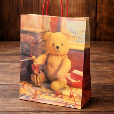 PAPER BAG BEAR 32*46*10-كيس ورق دبدوب PAPER BAG BEAR 32*46*10-كيس ورق دبدوب