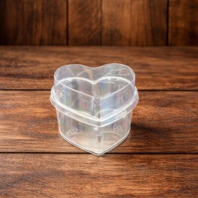 SMALL PLEXI CUP HEART SHAPE 7*5*6