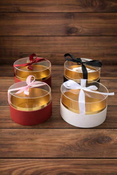 LUXURY GIFT BOX 21*21+14 + RIBBON