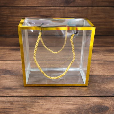 PVC BOX + ROPE+GOLD ACCENT