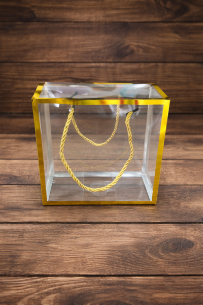 PVC BOX + ROPE+GOLD ACCENT