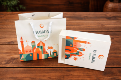 CARTON BAG TRAY 25*29*26 PRINTED RAMADAN