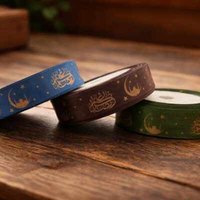 RIBBON 2CM PRINTED RAMADAN