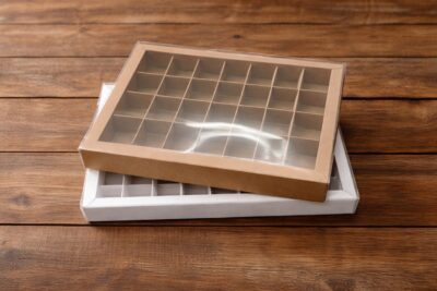 NEW CHOCOLATE BOX DIVIDED 23*29