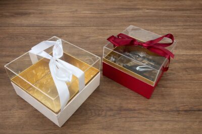 LUXURY GIFT BOX 20*20+14 + HANDLE