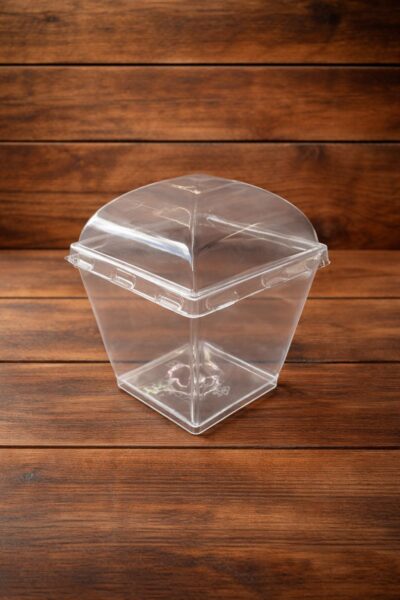 PLEXI CUP+COVER PYRAMID 7*6*4